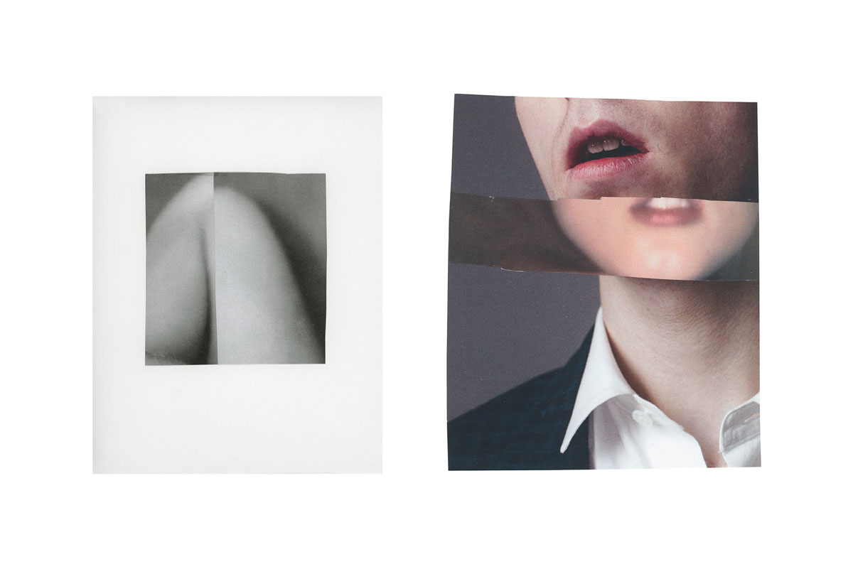 Fragments de corps. Une série de collages de Corinne Deniel.