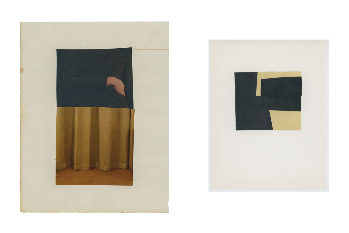 Presque abstrait. Une série de collages de Corinne Deniel.
