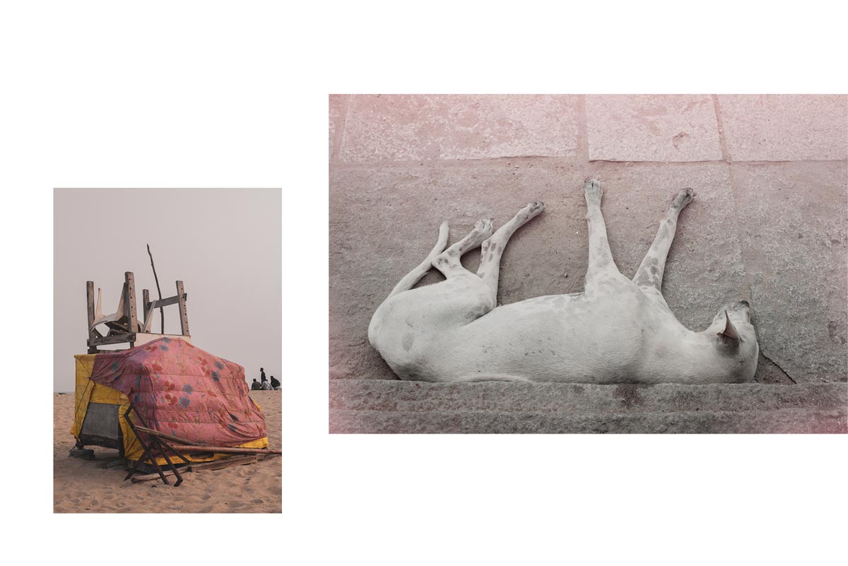 India, Fragments of impermanence, série d'images photographiques de Corinne Deniel.