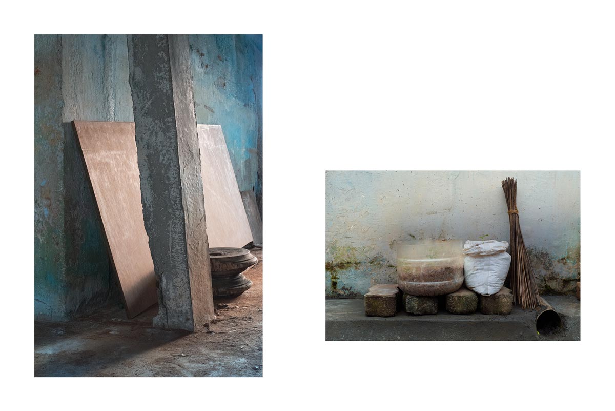 India, Fragments of impermanence, série d'images photographiques de Corinne Deniel.