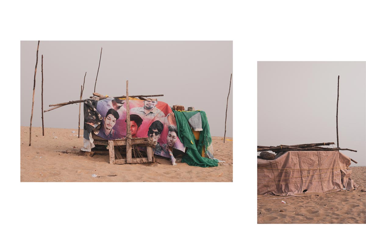 India, Fragments of impermanence, série d'images photographiques de Corinne Deniel.